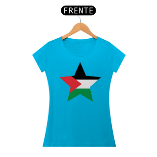 Nome do produtoT-shirt Baby Look Estrela Palestina