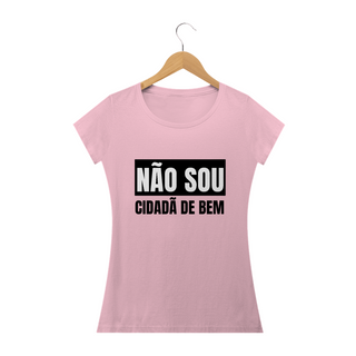 Nome do produtoT-shirt Baby Look NÃO SOU