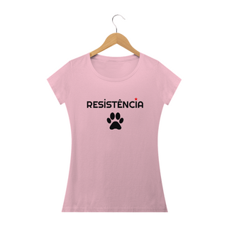 Nome do produtoT-shirt Baby Look RESISTÊNCIA