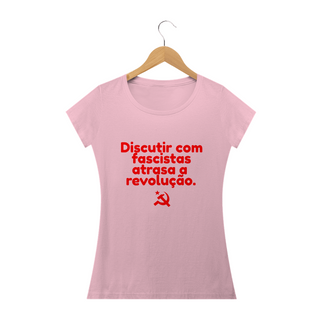 Nome do produtoT-shirt Baby Look Revolução.