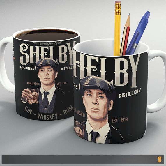 CANECA SIAMESE PEAKY BLINDERS SHELBY BROTHERS