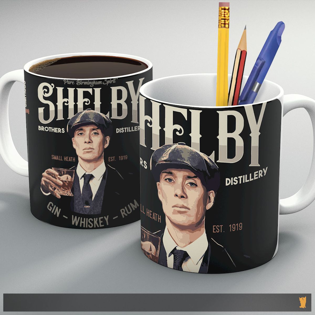 Nome do produto: CANECA SIAMESE PEAKY BLINDERS SHELBY BROTHERS