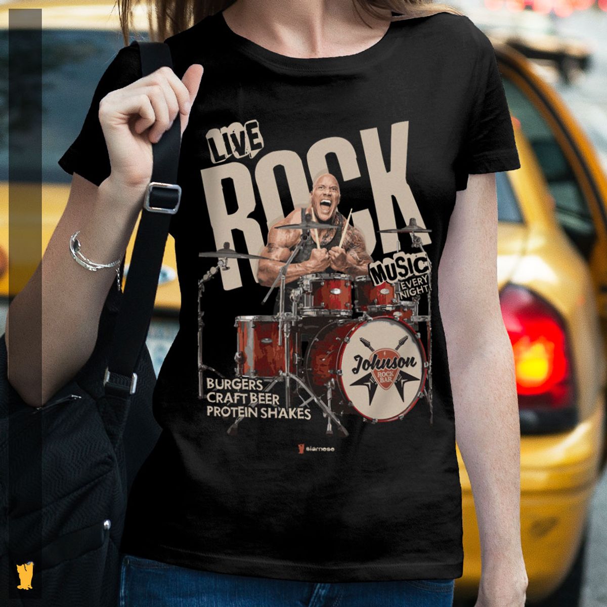 Nome do produto: SIAMESE FEMININA THE ROCK LIVE MUSIC