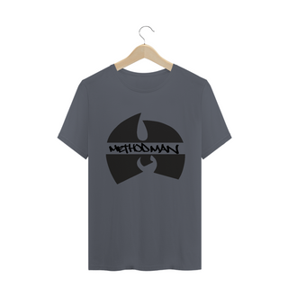 Nome do produtoT-Shirt Camiseta de Malha Quality WUTANG Logo Black Method Man