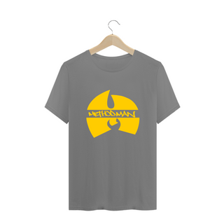 Nome do produtoT-Shirt Camiseta de Malha PLUS SIZE WUTANG Logo Yellow Method Man
