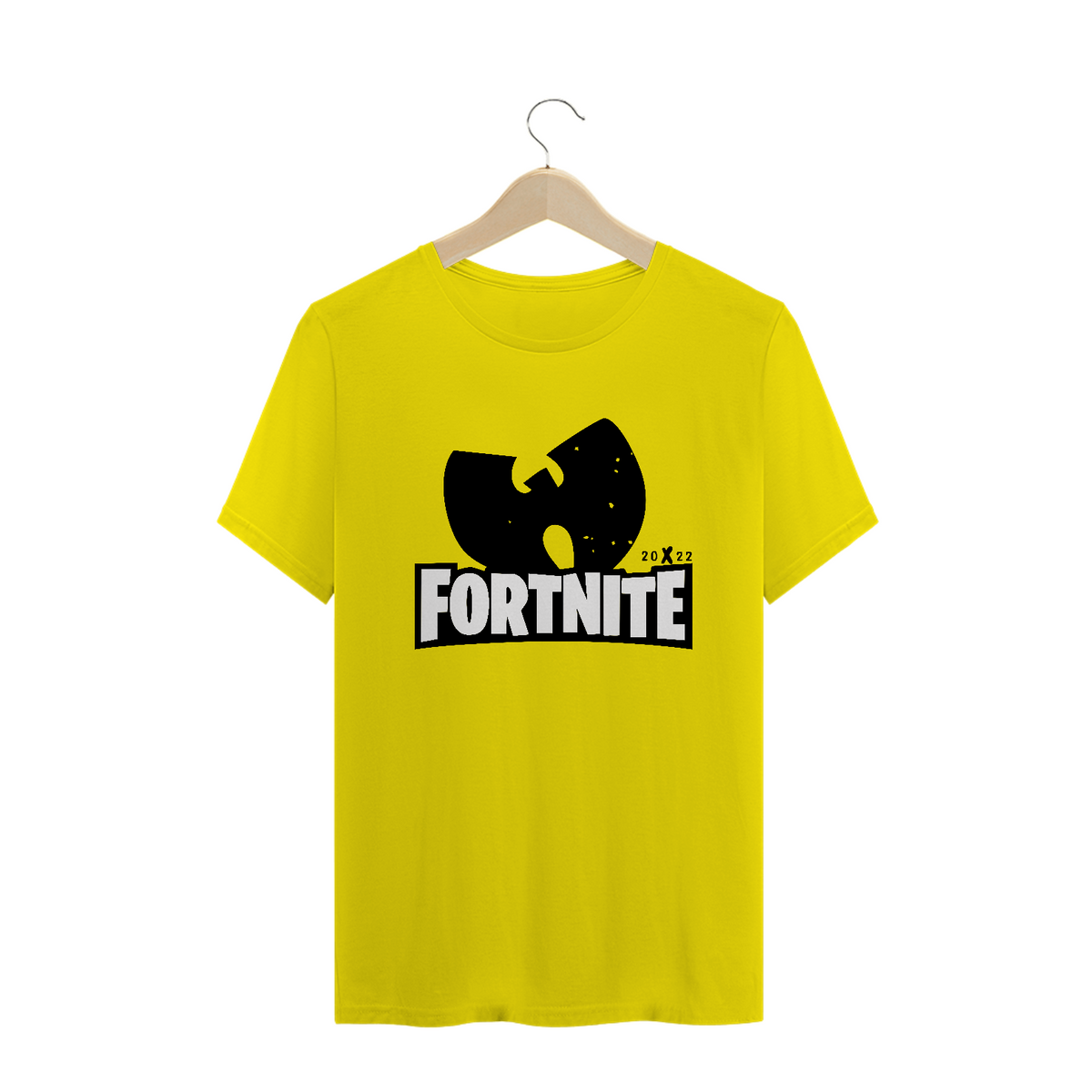 Nome do produto: Camiseta de Malha Quality Wu Tang Clan Fortnite Logo Nome