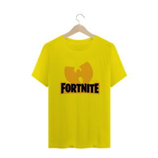 Nome do produtoCamiseta de Malha Quality Wu Tang Clan Fortnite Logo Nome Amarelo