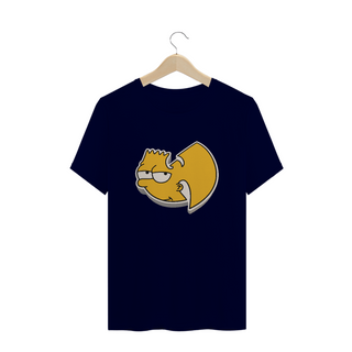 Nome do produtoCamiseta de Malha Quality Wu Tang Clan Logo Bart Simpson