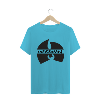 Nome do produtoT-Shirt Camiseta de Malha Quality WUTANG Logo Black Method Man