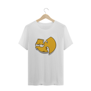 Nome do produtoCamiseta de Malha Quality Wu Tang Clan Logo Bart Simpson