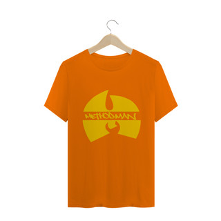 Nome do produtoT-Shirt Camiseta de Malha Quality WUTANG Logo Yellow Method Man