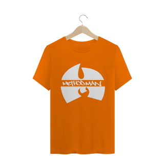 Nome do produtoT-Shirt Camiseta de Malha Quality WUTANG Logo White Method Man