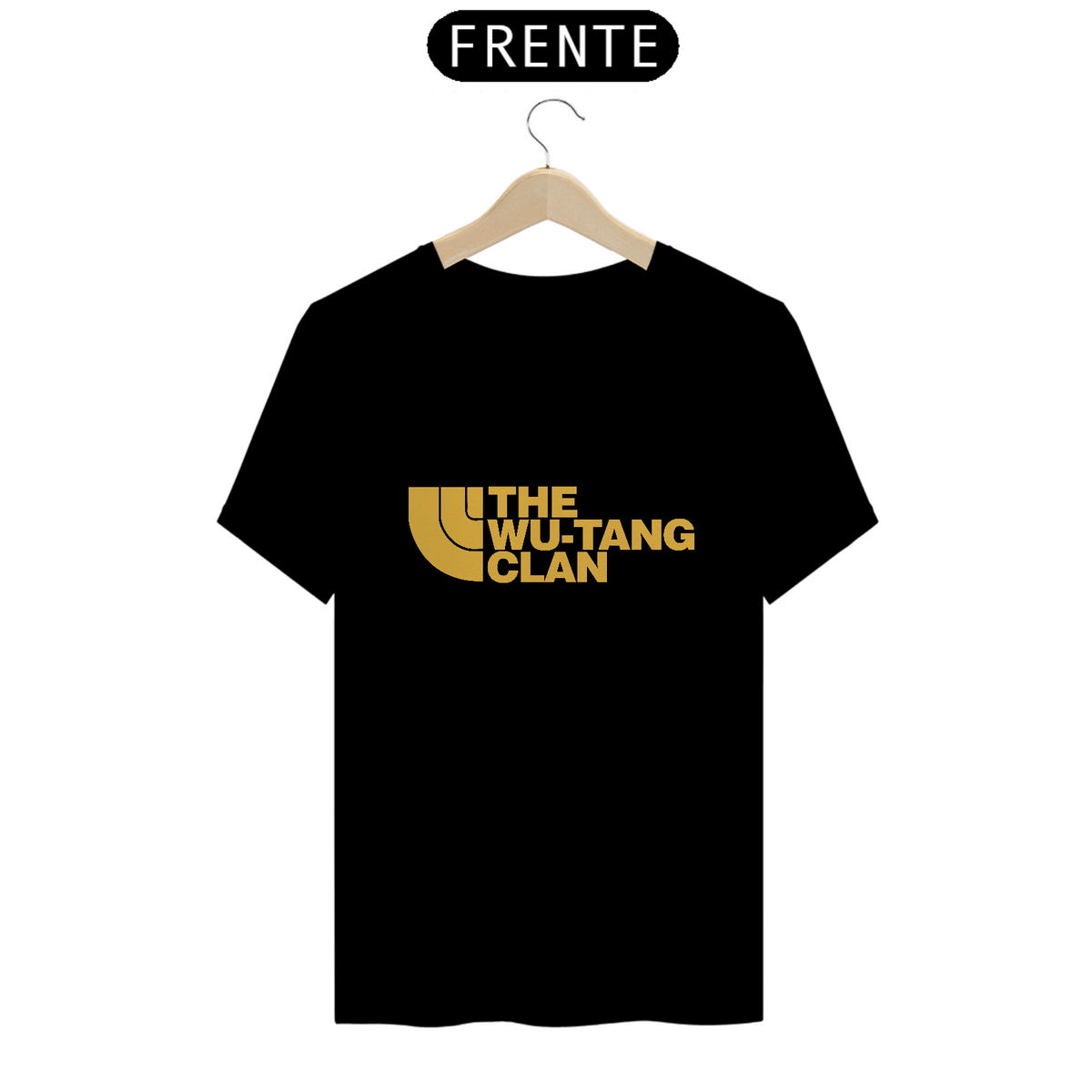 Nome do produto: Camiseta de Malha Quality Logo The Wu Tang Clan
