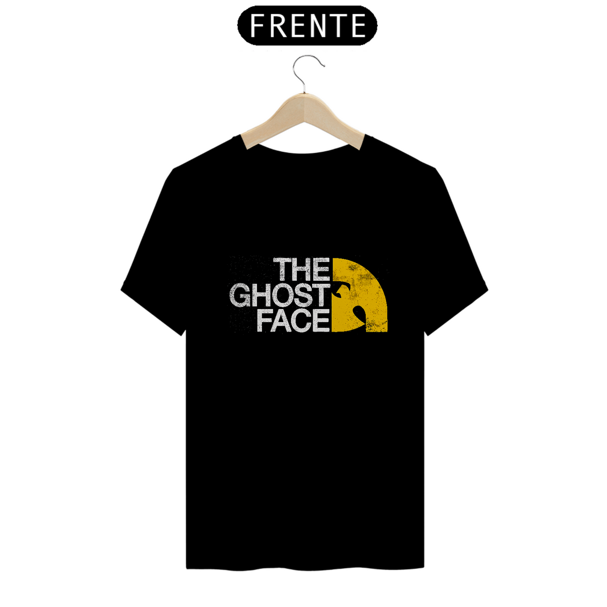 Nome do produto: Camiseta de Malha Quality Wu Tang Clan The Ghost Face