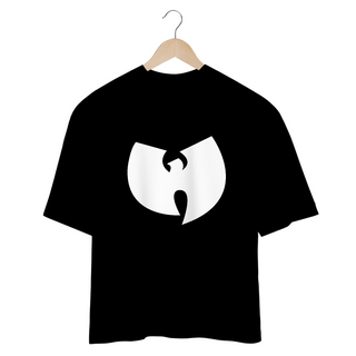 Nome do produtoCamiseta de Malha Oversized Wu Tang Clan Logo Branco