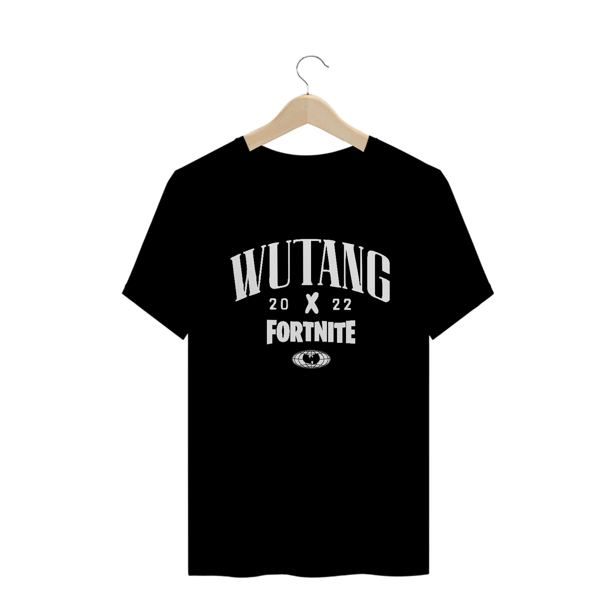 Nome do produto: Camiseta de Malha Quality Wu Tang Clan Fortnite Branco