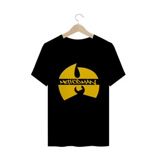 Nome do produtoT-Shirt Camiseta de Malha Quality WUTANG Logo Yellow Method Man