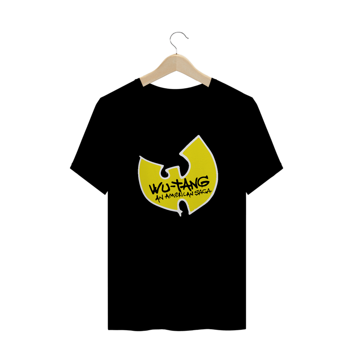 Nome do produto: Camiseta de Malha Prime Wu Tang An American Saga Grafite