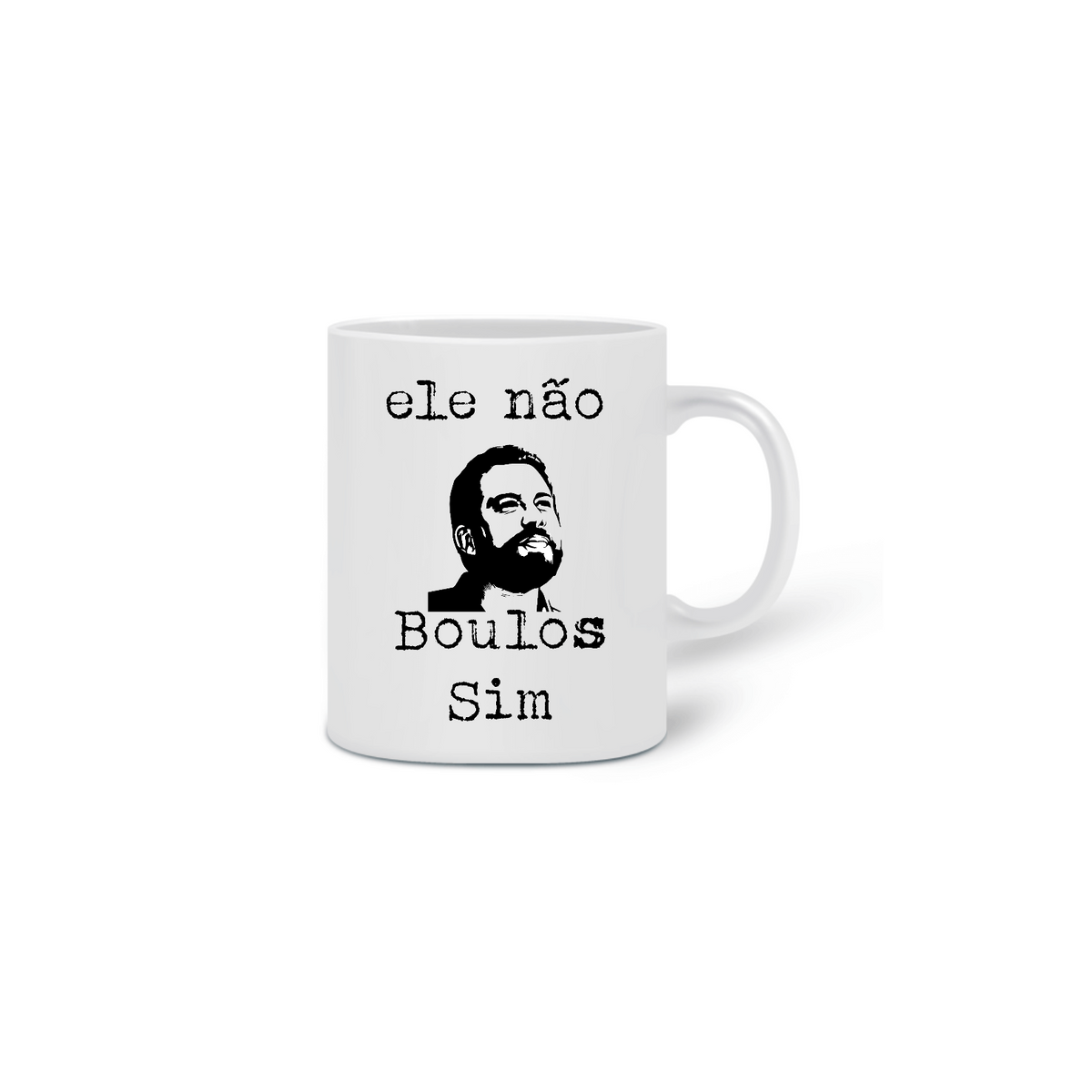 Nome do produtoCaneca ele não, Boulos Sim