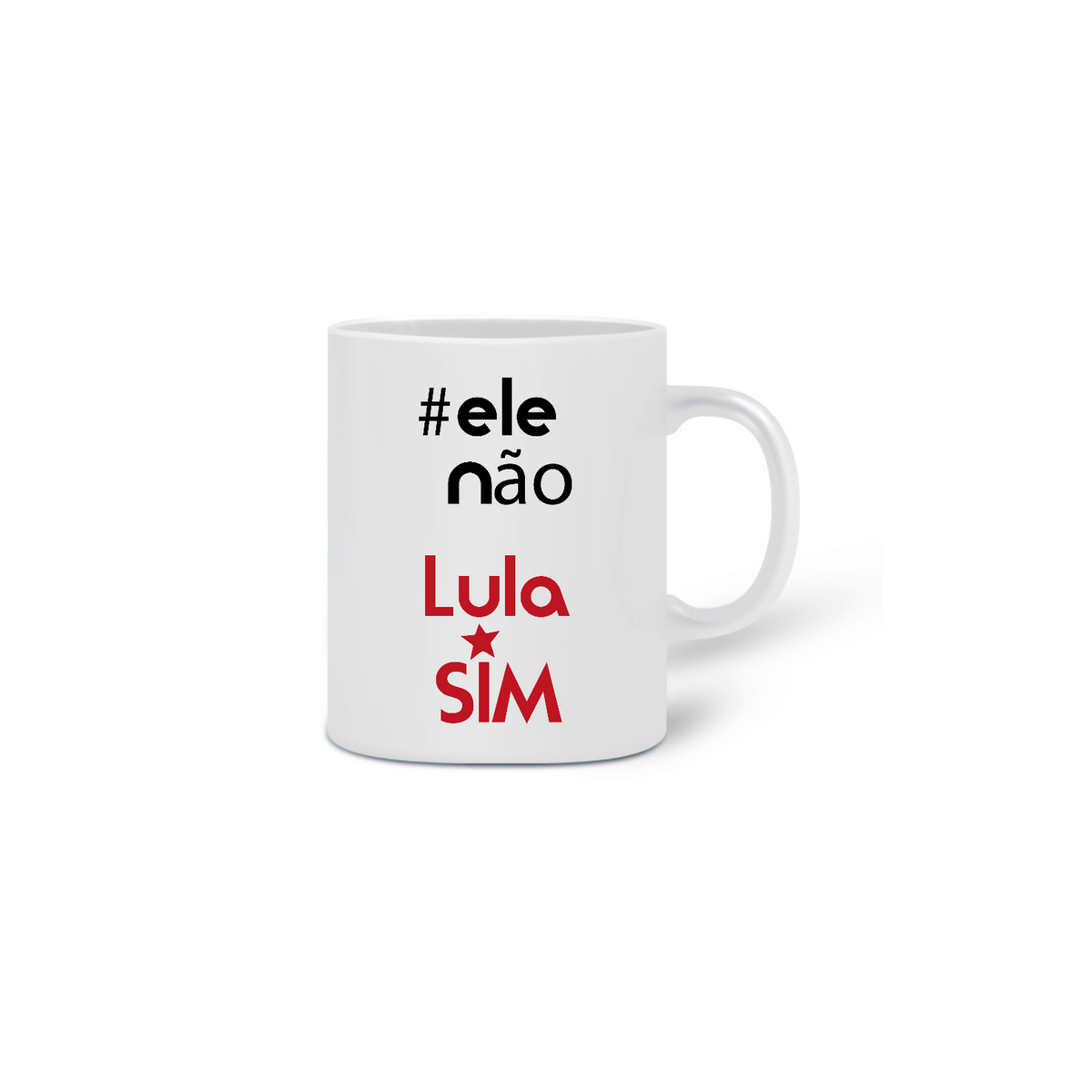 Nome do produtoCaneca #elenão, Lula Sim