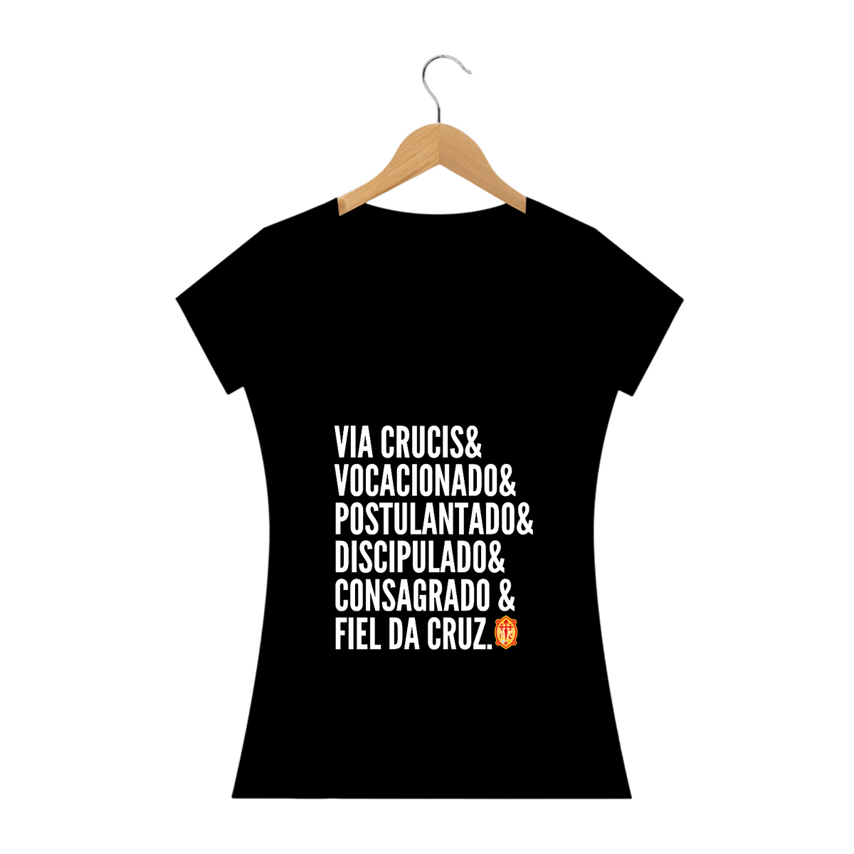 Nome do produto: CAMISETA BABY FIEL DA CRUZ