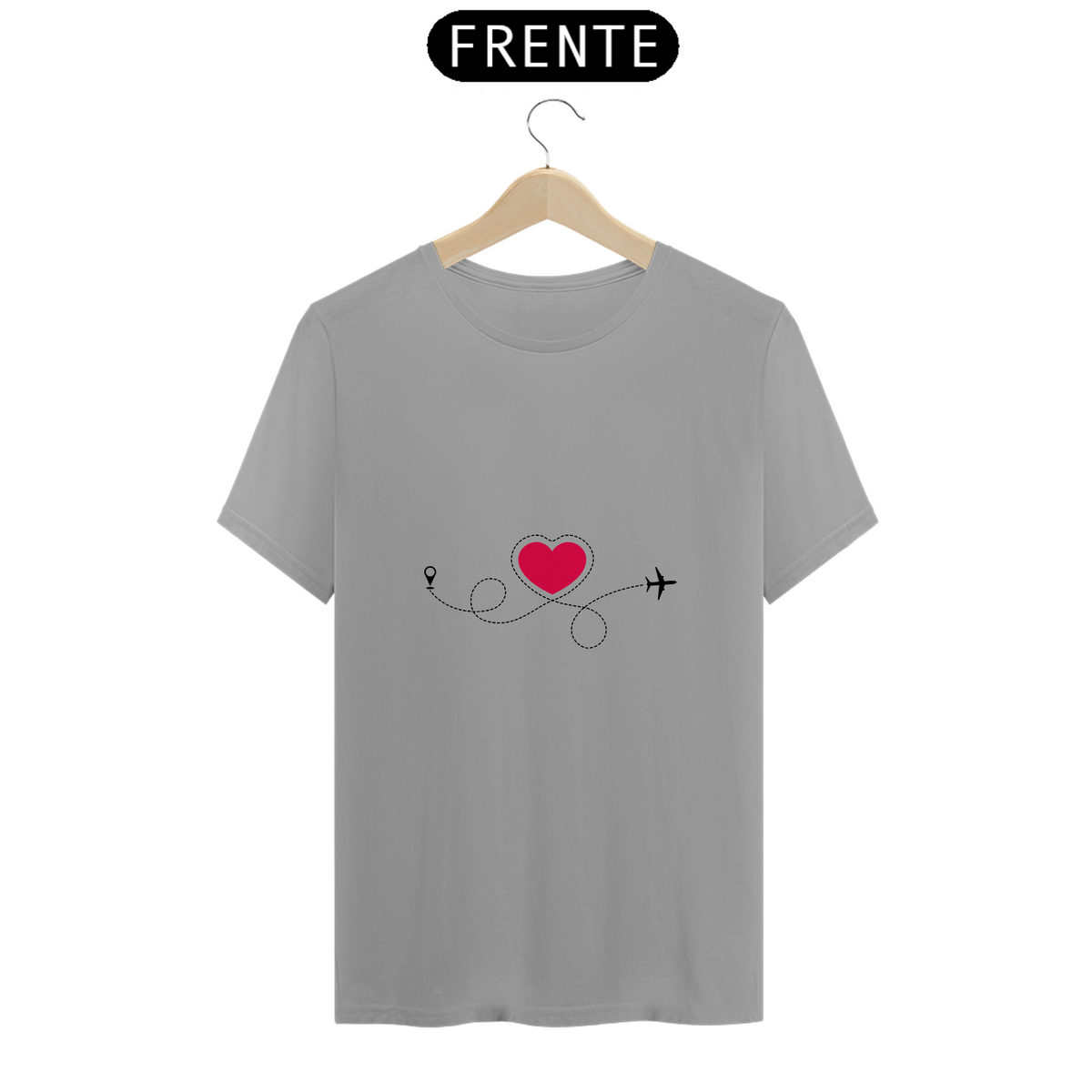 Nome do produto: Camiseta Quality Estampa Meu Destino é o Amor