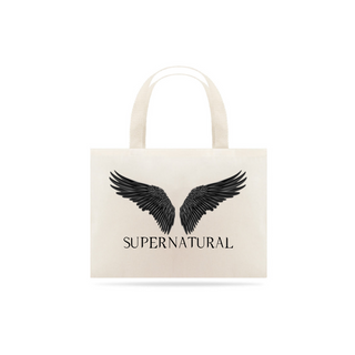 Nome do produtoEco Bag Grande com Estampa da Série Supernatural Versão 2