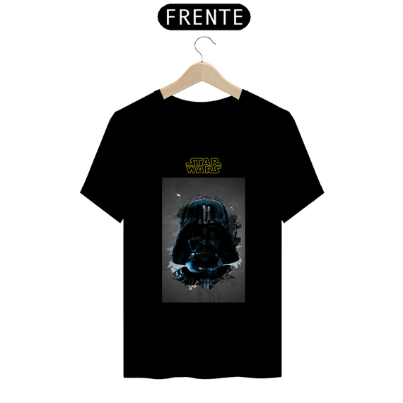 Camiseta Darth Vader Capacete Star Wars Estampada - Quality