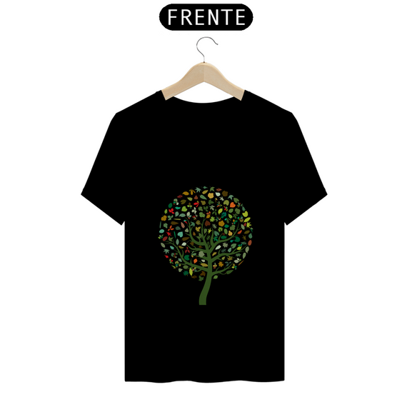 Camiseta Quality Estampa Desenho Árvore Gigante