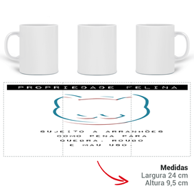 Caneca Propriedade Felina