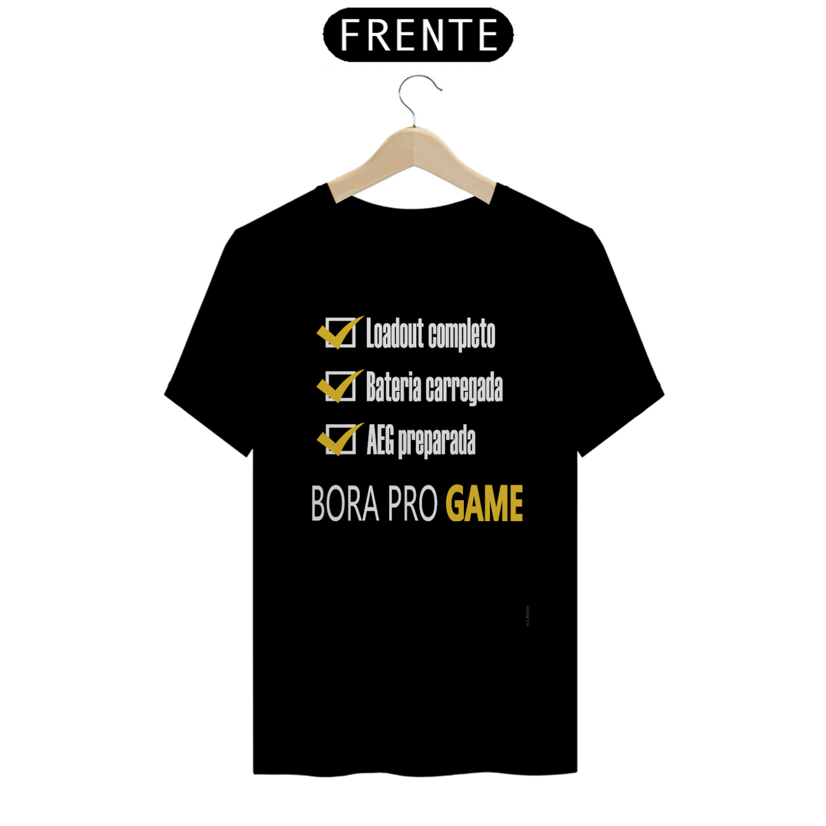 Nome do produto: Camiseta Classic Bora Pro Game