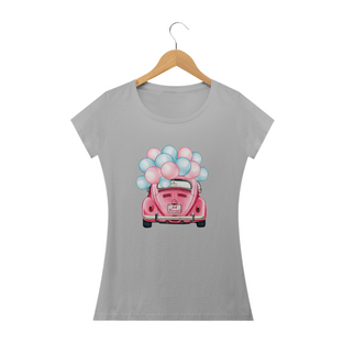 Nome do produtoCamiseta Feminina TROPO - Just Married (Fusca rosa)