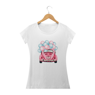 Nome do produtoCamiseta Feminina TROPO - Just Married (Fusca rosa)