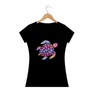 Camiseta Feminina TROPO - Tartaruga praia