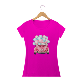 Nome do produtoCamiseta Feminina TROPO - Just Married (Fusca rosa)