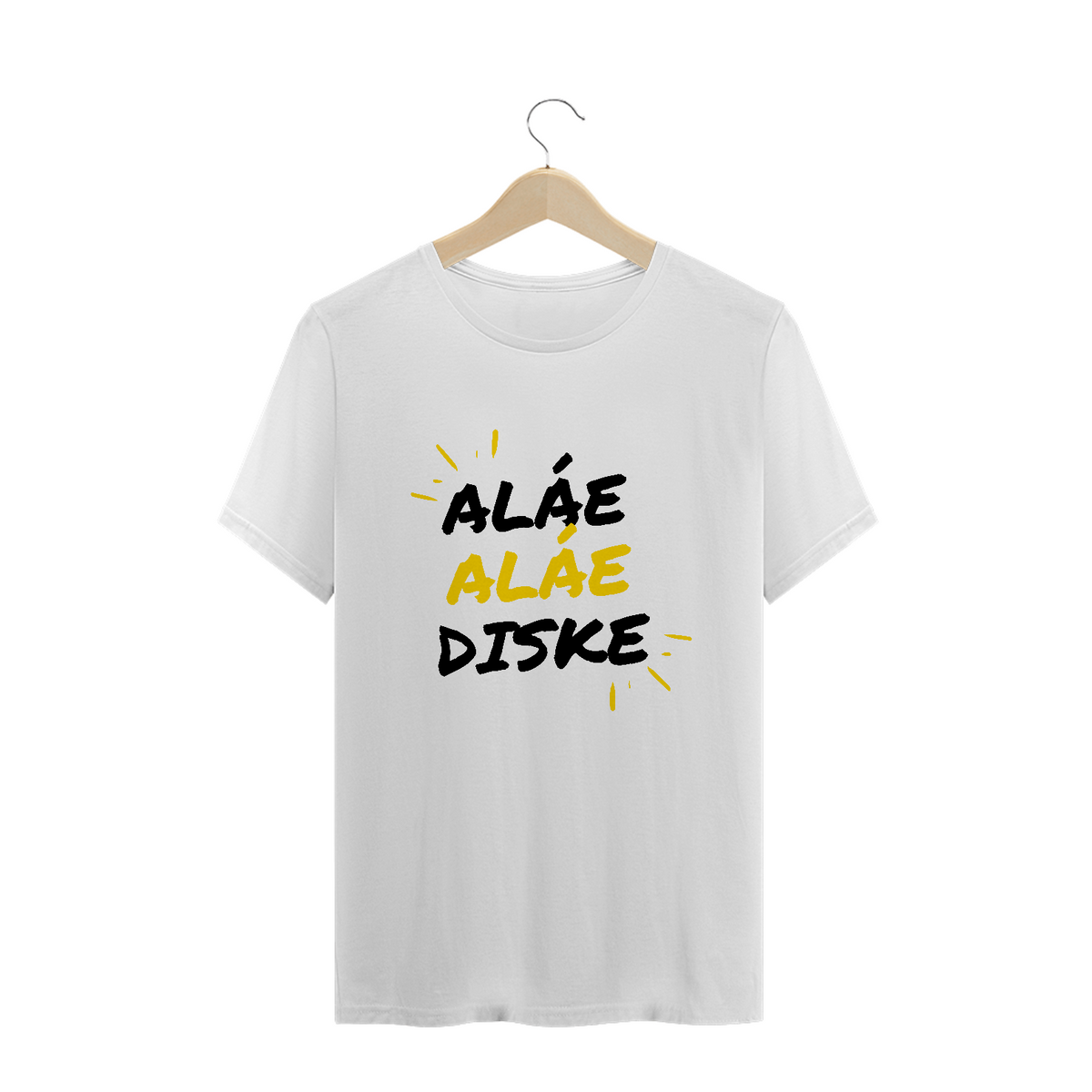 Nome do produtoT-shirt Prime Branca Aláe Aláe Diske
