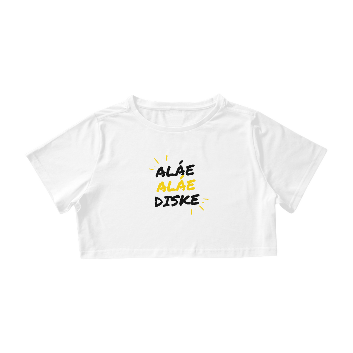 Nome do produto: Camiseta Cropped Aláe Aláe Diske