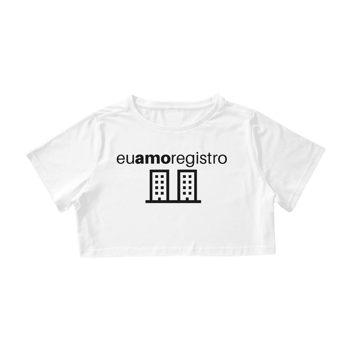 Nome do produto: Camiseta Cropped Eu Amo Registro