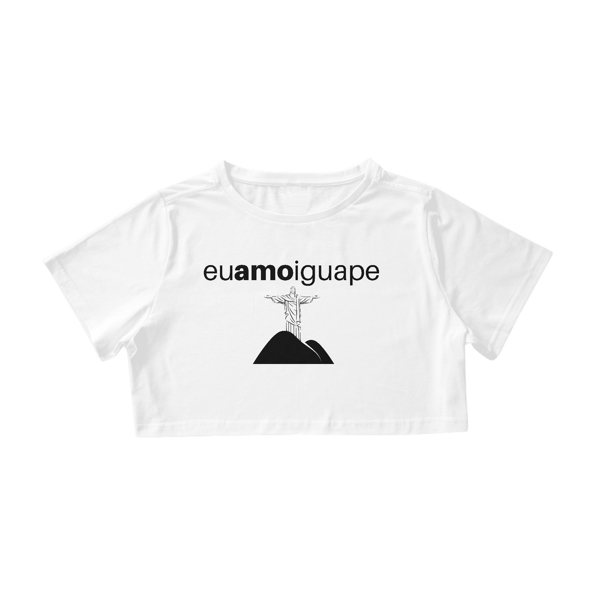 Nome do produto: Camiseta Cropped Eu Amo Iguape