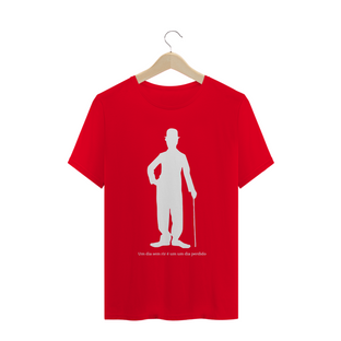 Nome do produtoT-shirt Prime Charles Chaplin - Um dia sem rir
