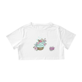 Cupcake! Camisa Cropped Feminino