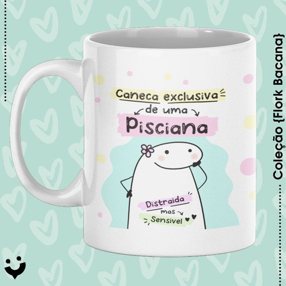 {Coleção Flork Bacana} Caneca Pisciana