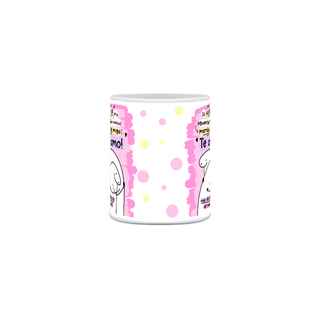 Nome do produto{Coleção Flork Bacana} Caneca Só você pra aguentar minhas merdas Miga ♡