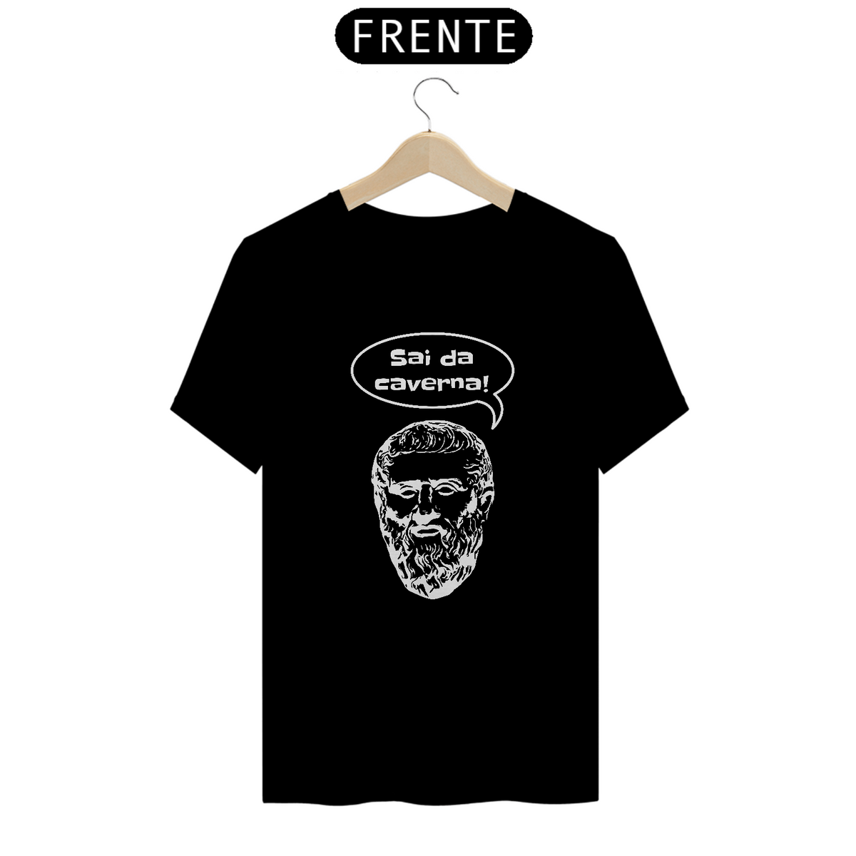 Nome do produto: Sai da caverna! - Camiseta Quality