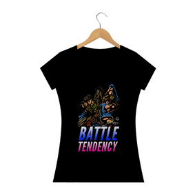 Camiseta Feminina Joseph Joestar e Caesar Zeppeli - JoJo's Bizarre Adventure Part 2: Battle Tendency