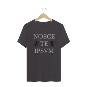 Nome do produto  Camiseta envelhecida Nosce Te Ipsum B