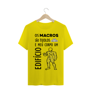 Nome do produtoCamiseta MACROS - WHITE