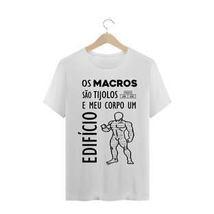 Nome do produtoCamiseta MACROS - WHITE