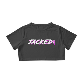 Cropped JACKED CREW - (Pink Detailed)- BLACK