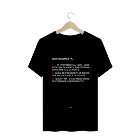 Camiseta NUTRICIONISTA - BLACK
